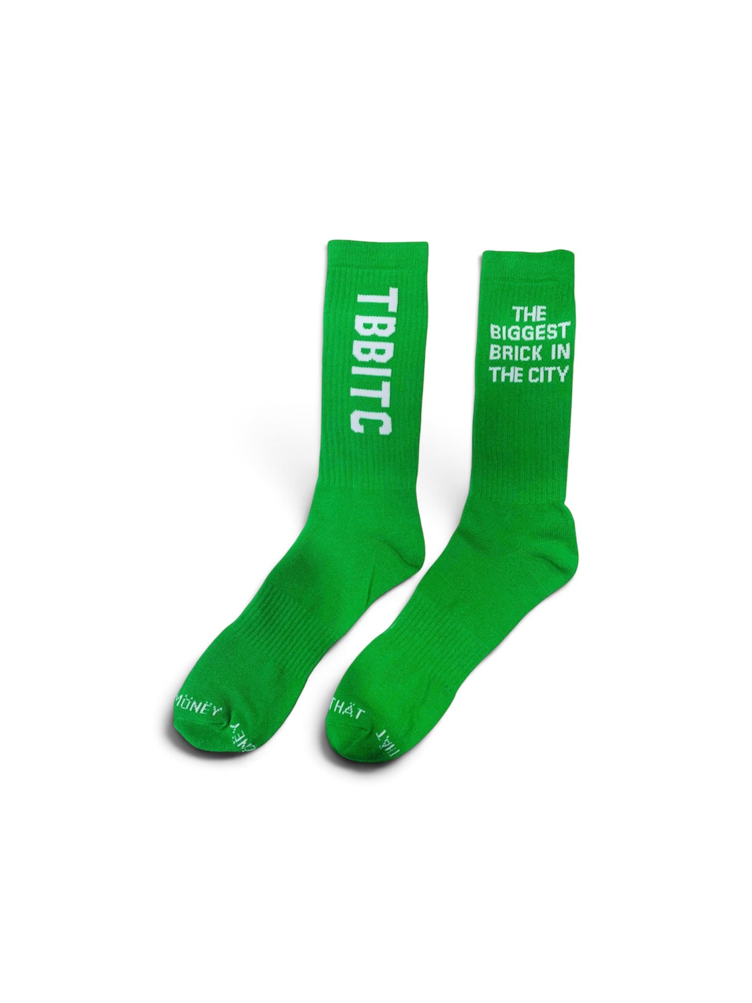 Photoroom_20260814_143339 TBBITC crew socks showcasing The Biggest Brick In The City design.