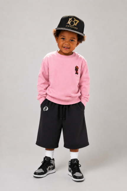 Kids Crewneck sweatshirt in a soft relaxed fit