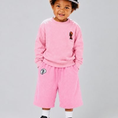 Kids Long Shorts with a relaxed mid-calf fit